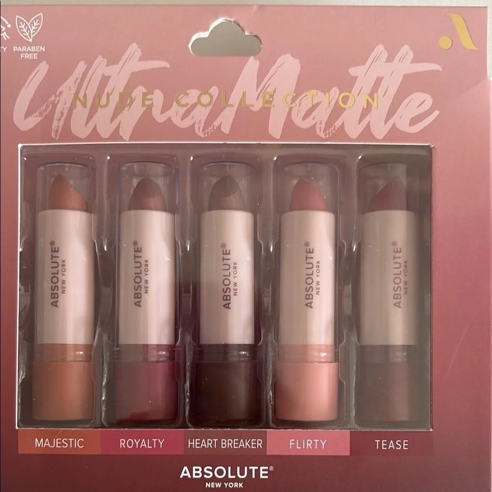 Brown and Red Matte Lipstick Collection new in box